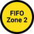 FIFO Zone 2 - Yellow Circle - Floor sign