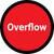 Overflow - Red Circle - Floor sign