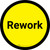 Rework - Yellow Circle - Floor sign