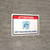Attention: Get Vaccinated Here Landscape - Wall Sign