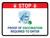 STOP: Proof Of Vaccination Required To Enter Landscape - Wall Sign