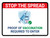 Stop The Spread: Proof Of Vaccination Required To Enter Landscape - Wall Sign
