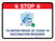 Stop: To Enter Proof Of Vaccination Required Landscape - Wall Sign