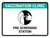 Vaccination Clinic: Pre-Screening Station Green Landscape - Wall Sign