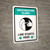 Vaccination Clinic: Line Starts Here Green with Arrows Down Portrait - Wall Sign