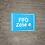 FIFO Zone 4 Blue Landscape - Wall Sign