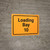 Loading Bay 10 Orange Landscape - Wall Sign