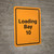 Loading Bay 10 Orange Portrait - Wall Sign