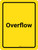 Overflow Yellow Portrait - Wall Sign
