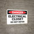 Danger: Electrical Closet Do Not Enter - Wall Sign