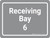 Receiving Bay 6 Grey Landscape - Wall Sign