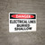 Danger: Electrical Lines Buried Shallow - Wall Sign