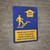 Maintain At Least 6 Feet Distance From Others or Keeps 8 Steps Apart Stairs - One Way Up Portrait - Wall Sign