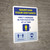 Maintain Your Distance - Only 1 Person In The Elevator At a Time/Social Distancing, Face Mask Portrait - Wall Sign