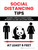 Social Distancing Tips: Imagine There Is a Giant Panda Between You and The Other Person Portrait - Wall Sign