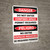 Danger: Do Not Enter Confined Space Bilingual - Wall Sign