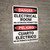 Danger: Electrical Room No Storage Permitted Bilingual Spanish - Wall Sign