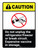 Caution: Do Not Unplug Refrigerator or Break Circuit Vaccine Storage Portrait - Wall Sign
