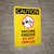 Caution: Vaccine Freezer - Do Not Unplug Portrait - Wall Sign