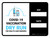 Covid-19 Vaccination Dry Run For Health Care Workers Landscape - Wall Sign
