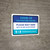 Covid-19 Vaccine Center: Please Wait Here Until Called Forward Landscape - Wall Sign