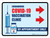 Covid-19 Vaccine Clinic: By Appointment Only Right Arrow Landscape - Wall Sign