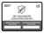 Get Vaccinated: First Dose/Return Dose Gray Landscape - Wall Sign