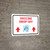 Vaccine Drop Off Up Arrow V3 Landscape - Wall Sign