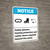 Notice: Safety Glasses Hearing Protection Safety Shoes Required ANSI - Wall Sign