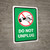 Do Not Unplug with Icon Green Portrait - Wall Sign