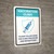 Vaccination Clinic: Please Follow Signs For Procedure And Instructions Portrait - Wall Sign
