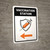 Vaccination Station Left Arrow Portrait - Wall Sign
