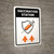 Vaccination Station Up Arrow Portrait - Wall Sign
