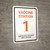 Vaccine Station 1 Portrait - Wall Sign