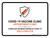 Covid-19 Vaccine Clinic - Appointment Only Bilingual Spanish Landscape - Wall Sign
