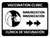 Vaccination Clinic: Immunization Right Arrow Bilingual Spanish Landscape - Wall Sign