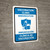 Vaccination Clinic Immunization Bilingual Spanish Blue Portrait - Wall Sign