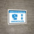Vaccination Clinic: Immunization Up Arrow Spanish Blue Landscape - Wall Sign