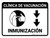 Vaccination Clinic: Immunization Down Arrow Spanish Landscape - Wall Sign