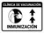 Vaccination Clinic: Immunization Up Arrow Spanish Landscape - Wall Sign