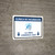 Vaccination Clinic: Line Starts Here Blue Spanish Landscape - Wall Sign