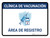 Vaccination Clinic: Registration Area Blue Spanish Landscape - Wall Sign