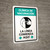 Vaccination Clinic: Line Starts Here Green Spanish Portrait - Wall Sign