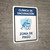 Vaccination Clinic: Payment Area Blue Spanish Portrait - Wall Sign