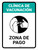 Vaccination Clinic: Payment Area Green Spanish Portrait - Wall Sign