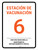 Vaccine Station 6 Spanish Portrait - Wall Sign