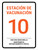Vaccine Station 10 Spanish Portrait - Wall Sign