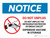 Notice: Do Not Unplug Refrigerator - Vaccine in Storage Landscape - Wall Sign