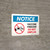 Notice: Vaccine Freezer - Do Not Unplug Landscape - Wall Sign