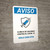Notice: Covid-19 Vaccine Clinic By Appointment Only Spanish Portrait - Wall Sign